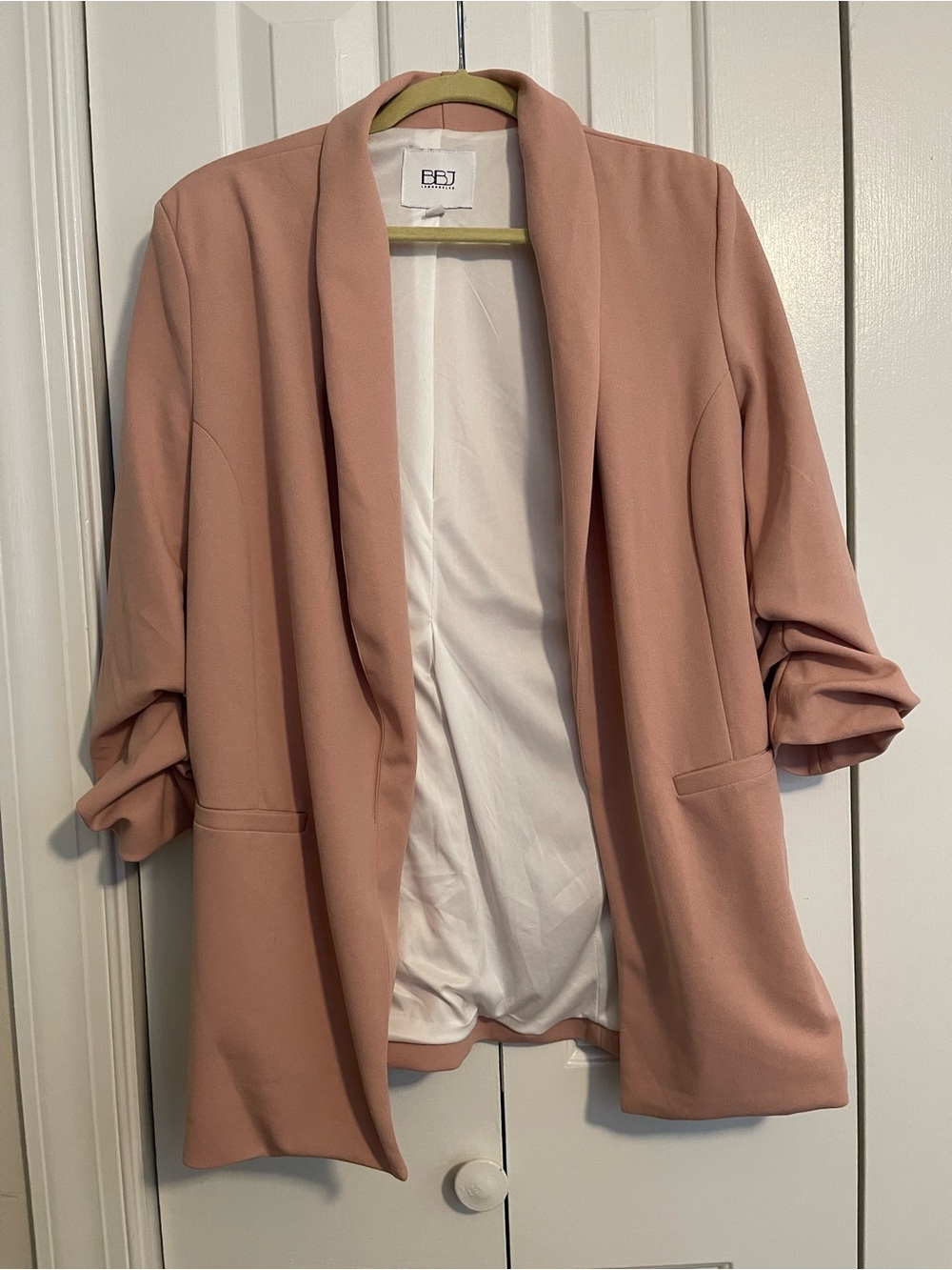 BBJ Blush Pink Open Blazer